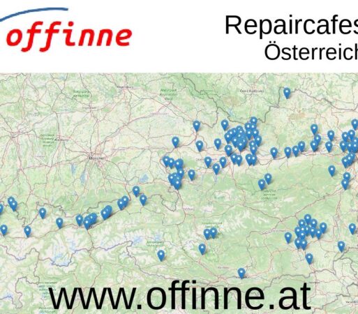 Täglich 4 Repaircafes irgendwo in Österreich